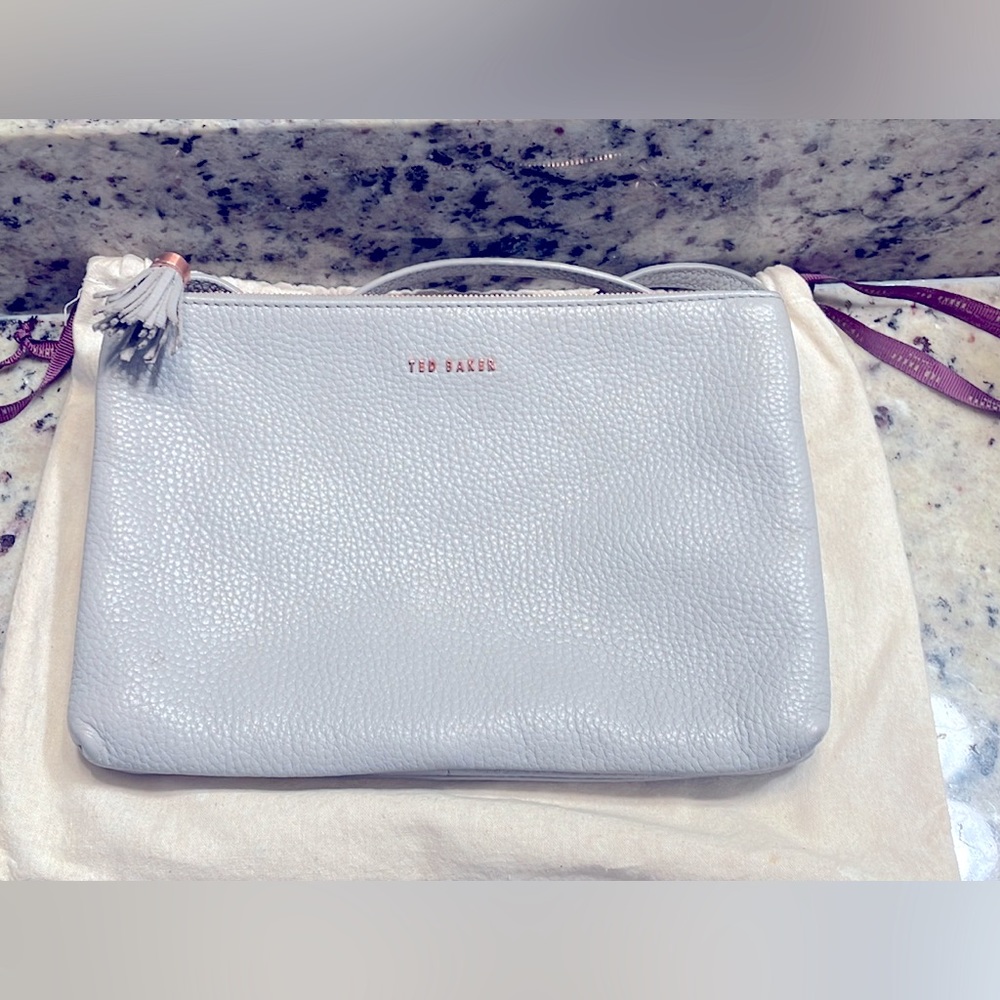 Ted Baker Grey leather crossbody bag